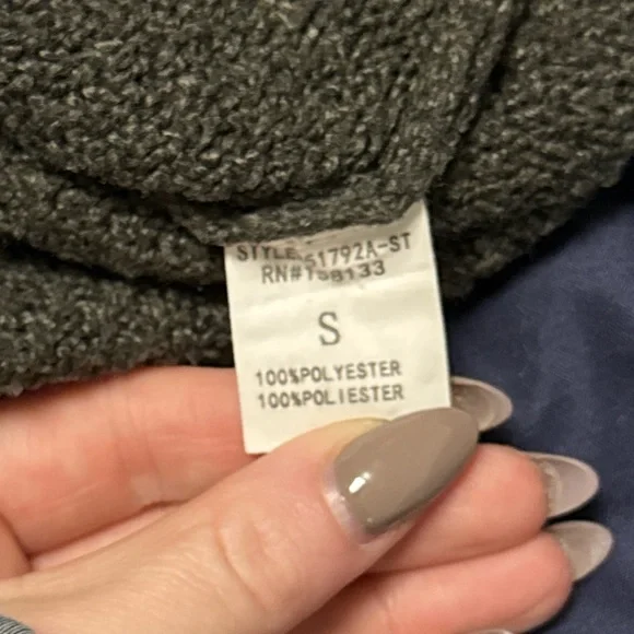 Pink Clover Olive Crew Neck Sweater - Picture 4 of 4